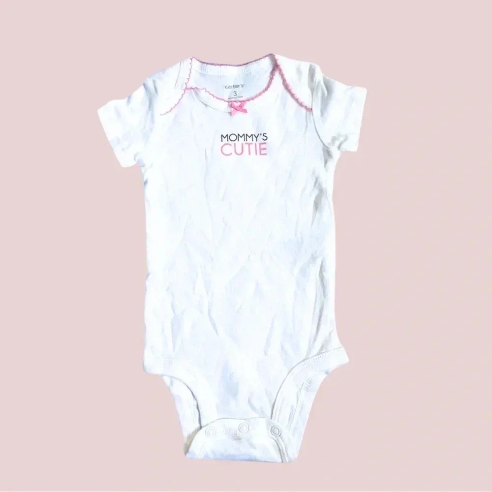 Baby Girls’ Bodysuit Bundle | Carter’s & Koala Baby Onesies | 3M 100% Cotton